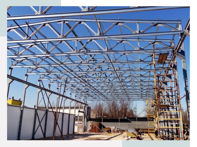 Строительство цехов в Искитим от 612 руб. под ключ