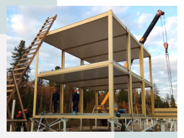 Строительство модульных здания Искитим