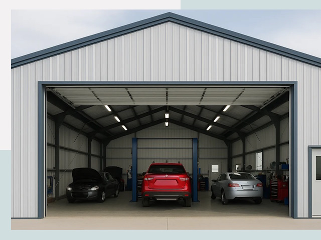 Ангары из сэндвич панелей от 612 руб. в Искитим