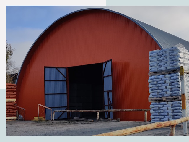 Полукруглые ангары по цене от 612 руб. в Искитим