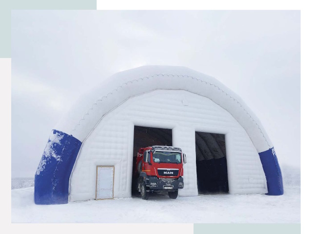 Мобильные ангары в Искитиме