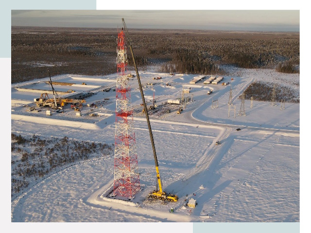 Мачты связи в Искитиме