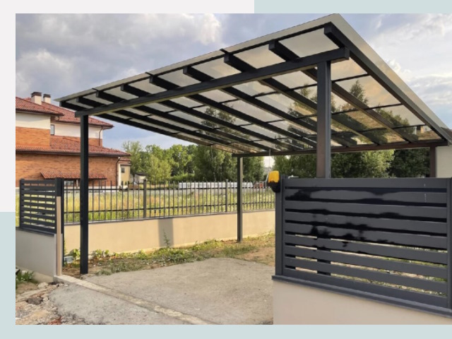 Металлические навесы в Искитим от 612 руб. за м²