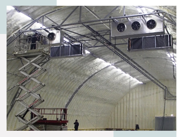 Оснащение ангаров в Искитиме