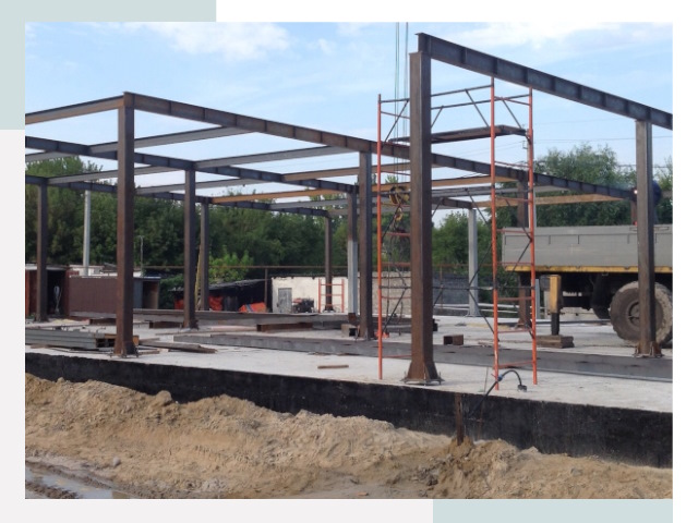 Фундамент для ангаров в Искитиме