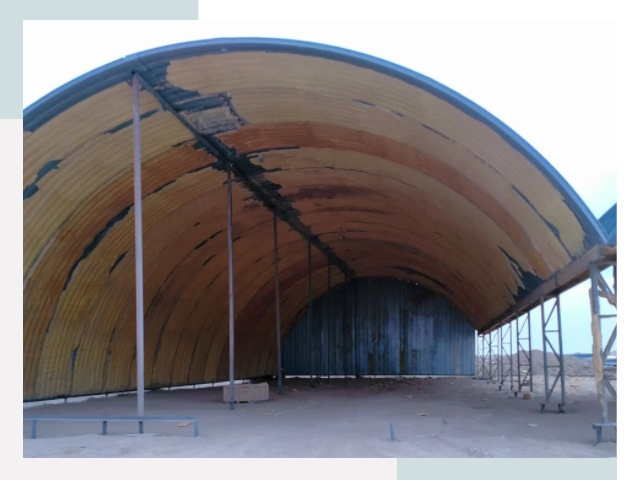 Реконструкция ангаров в Искитиме