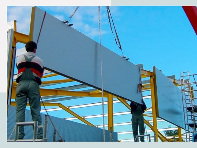 Монтаж сэндвич-панелей в Искитиме от 612 руб.