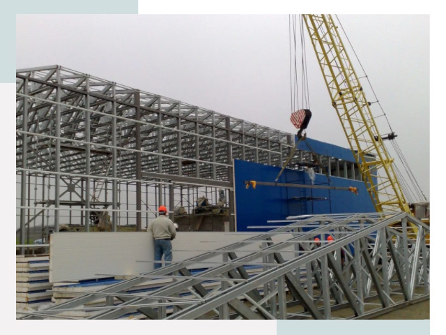 Монтаж ангаров в Искитиме